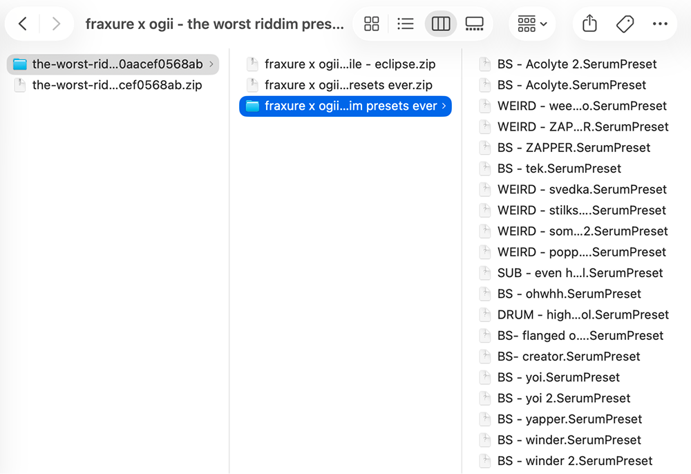 Download & unzip your pack